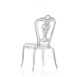 Barok Şeffaf Düğün Sandalyesi  ( 2 Adet )